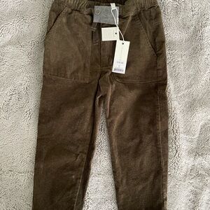 Rylee + Cru Brown Corduroy Bottoms